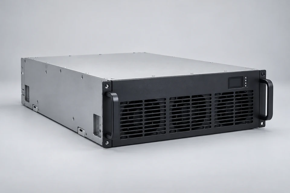 Representative product illustration: 30kW Electric Vehicle DC Charging Module