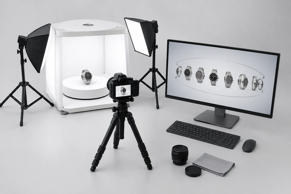Representative product illustration: 360 Product Photography Solution