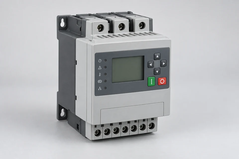 Representative product illustration: 380V Low Voltage Motor Protection Controller