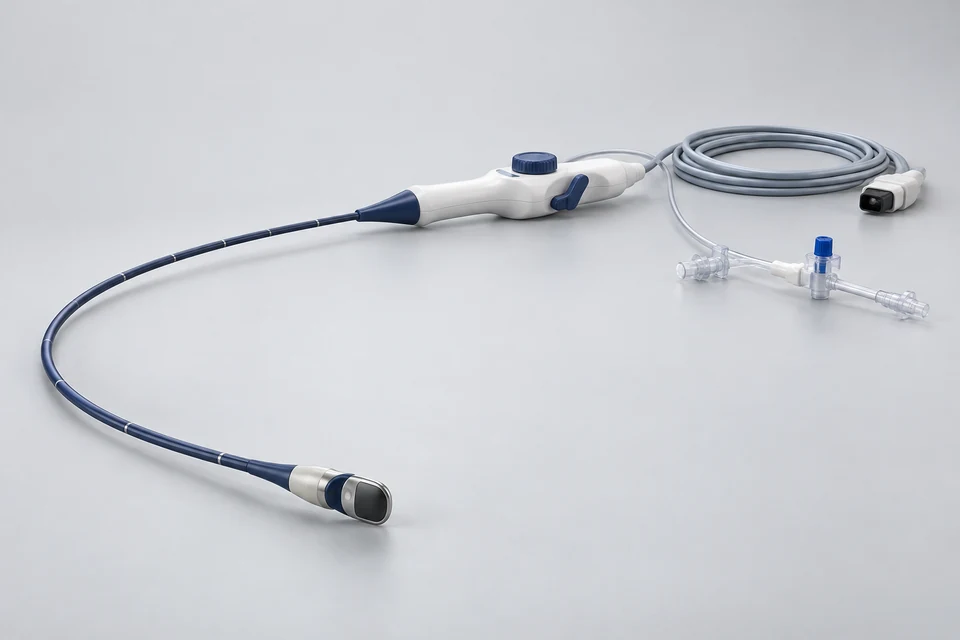 Representative product illustration: 3D & 4D Intracardiac Echocardiography (ICE) Catheter