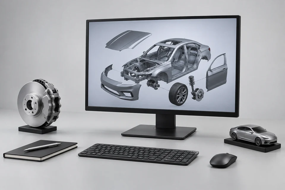 Representative product illustration: 3D CAD Modelling Software for Automotive