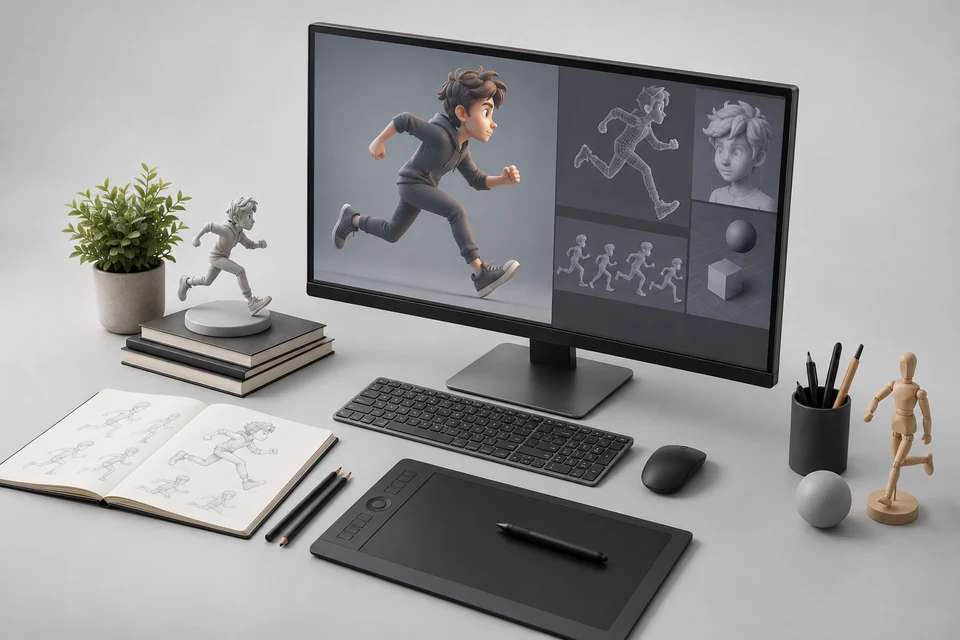 Representative product illustration: 3D Animation Services