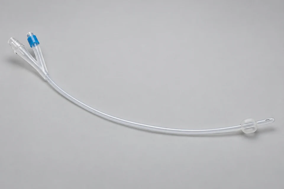 Representative 100% Silicone Foley Catheter configuration