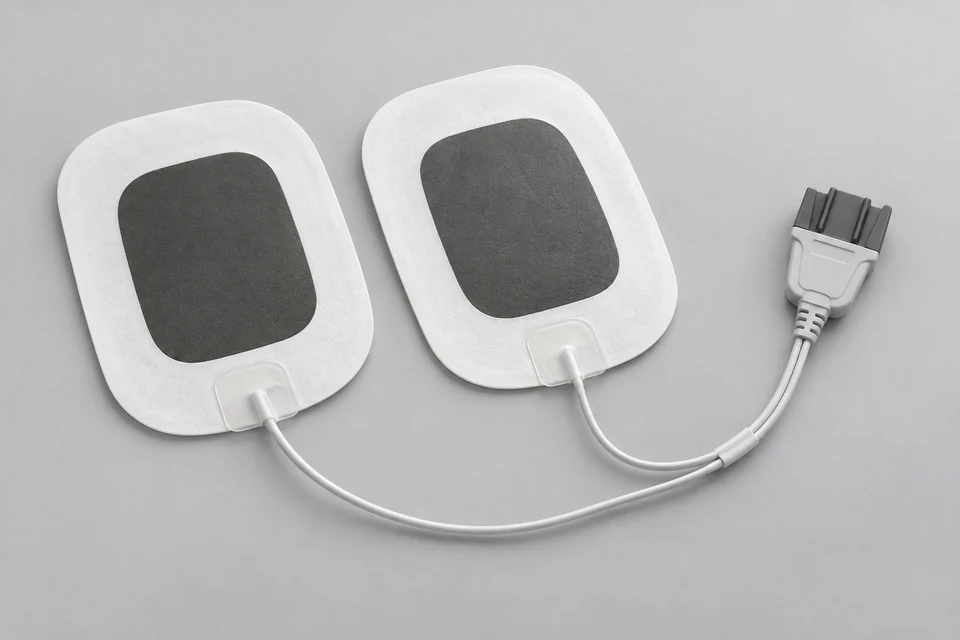 Representative Defibrillators Pads configuration