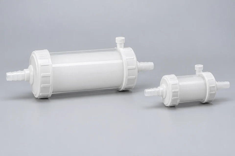Representative PES Capsule Filters configuration