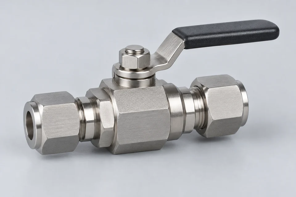 Representative Compression End Ball Valves configuration