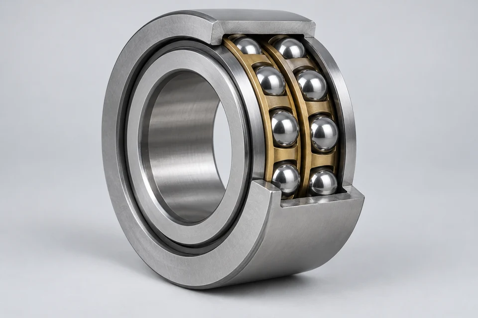 Representative Double Row Thrust Angular Contact Ball Bearings configuration