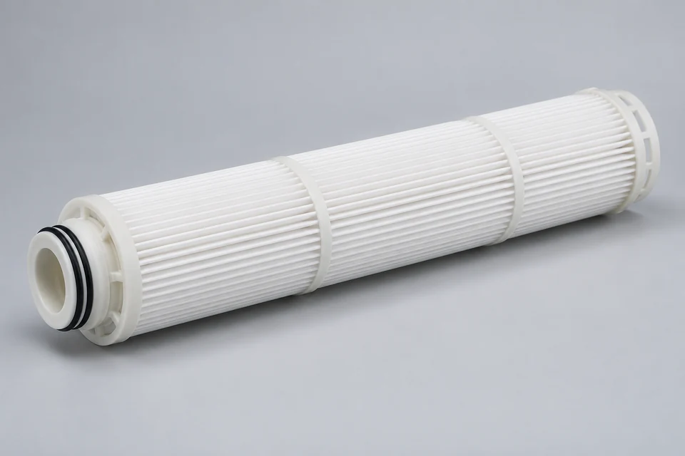 Representative PVDF Microporous Folding Filter Cartridge configuration
