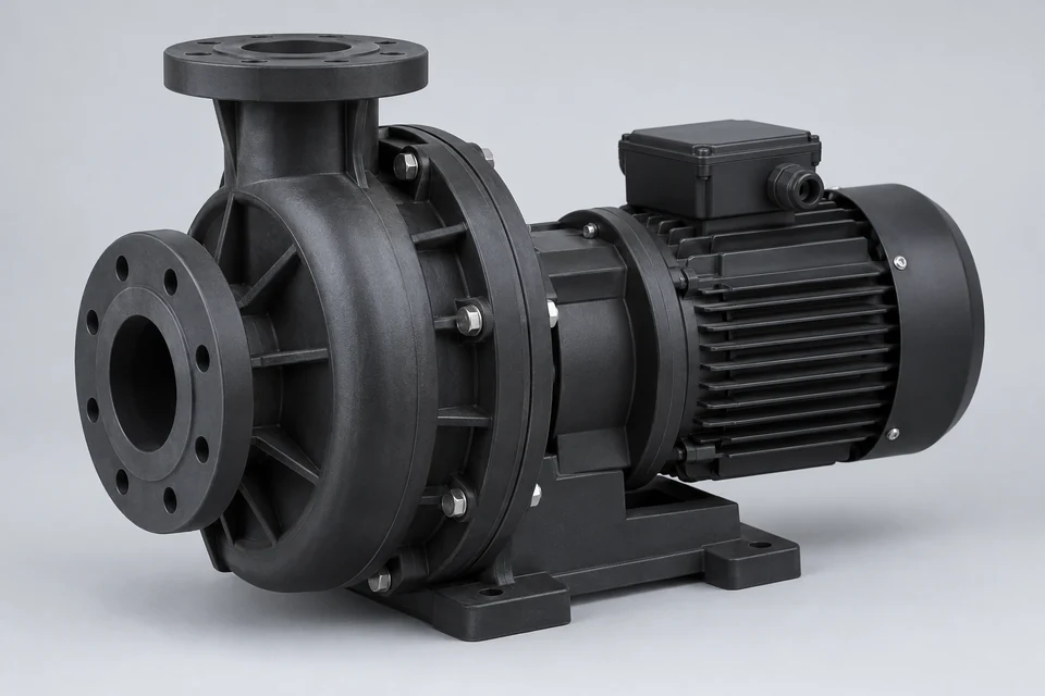 Representative Polypropylene Centrifugal Pump configuration