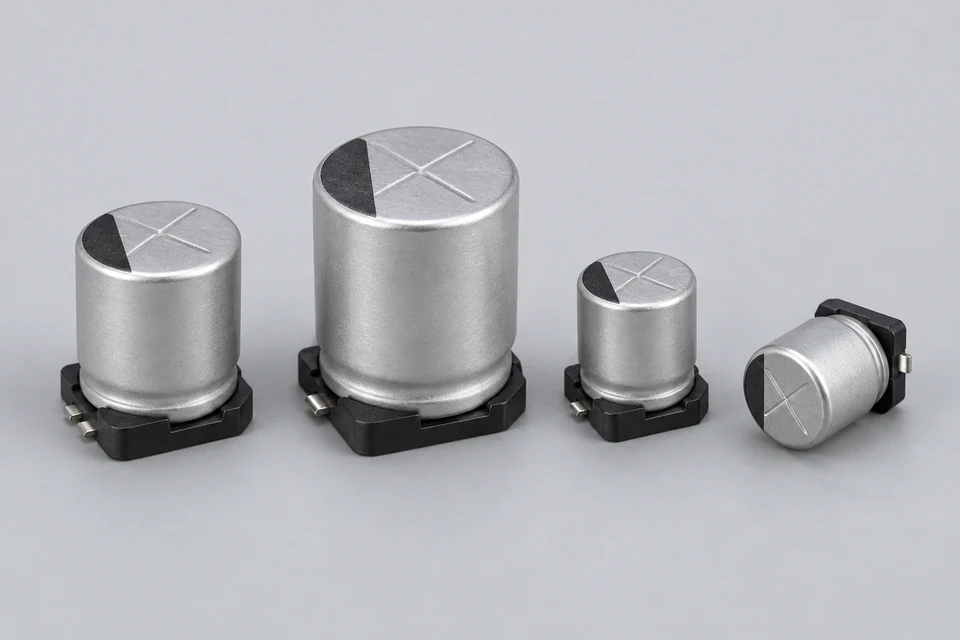 Representative Chip Aluminum Electrolytic Capacitor configuration
