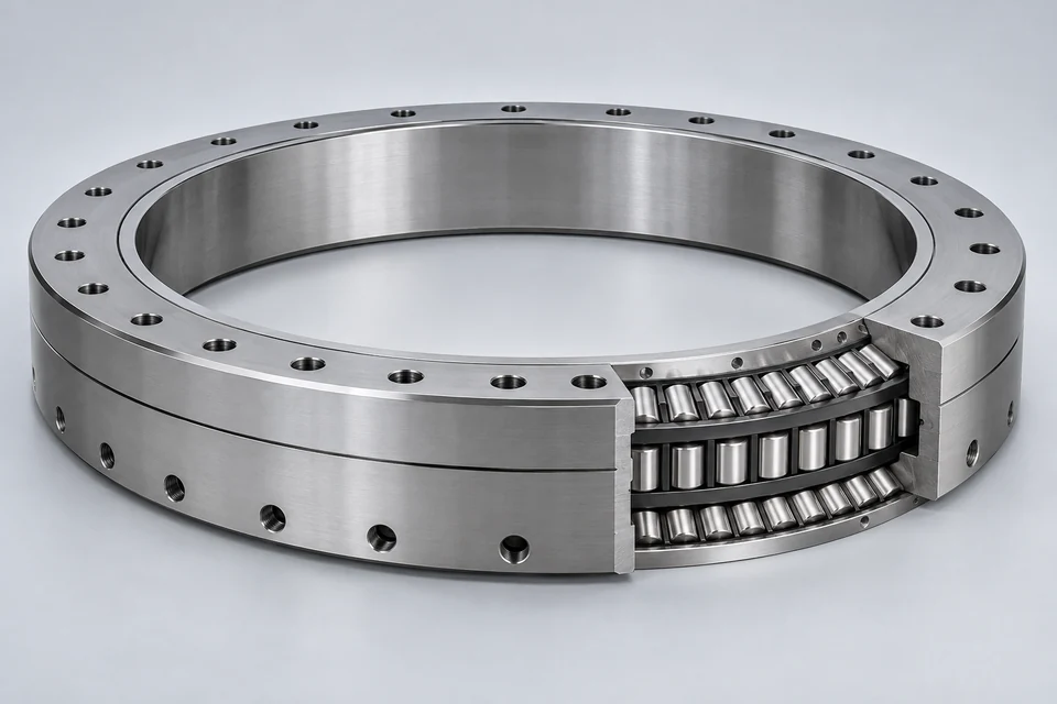 Representative Slewing Bearing With Triple Row Roller Bearing configuration