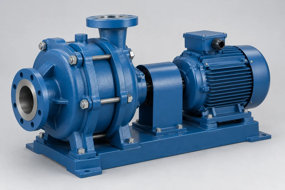 Representative Industrial Twin Impeller Centrifugal Pump configuration
