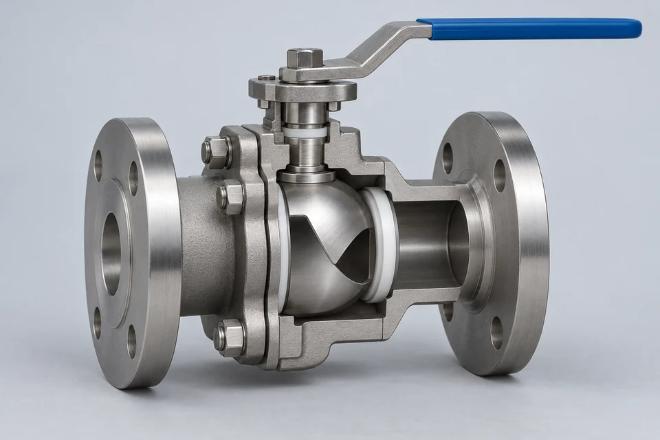 Representative V-Notch Segment Ball Valves configuration