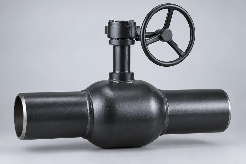 Representative Buried All-Welded Ball Valve configuration