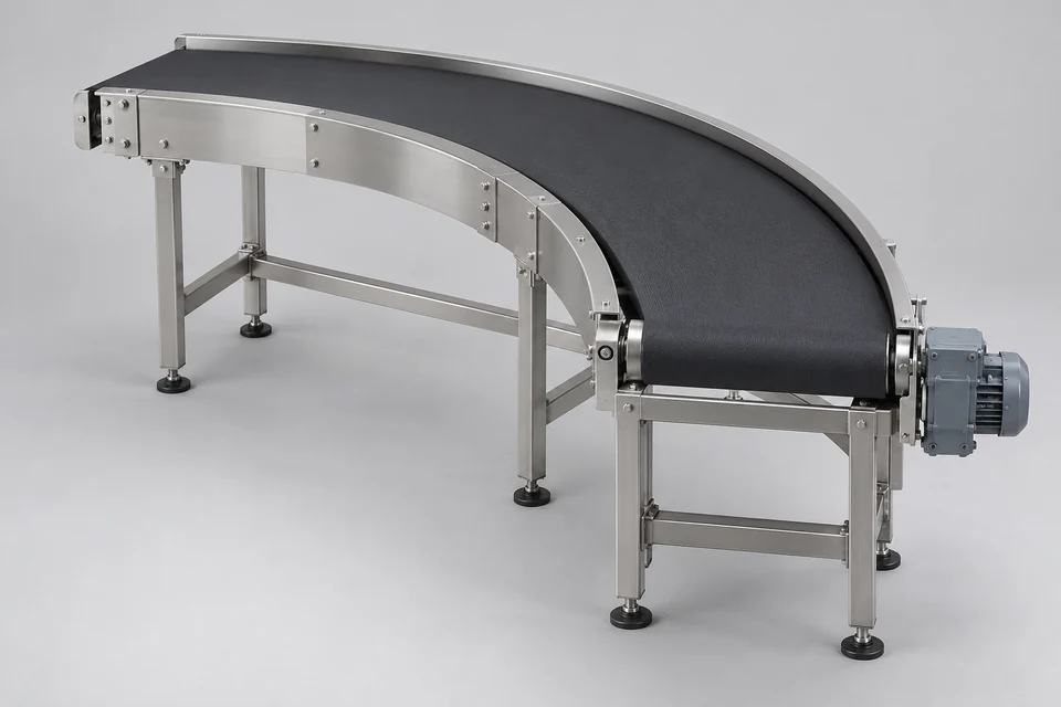 Representative Curved Belt Conveyor configuration