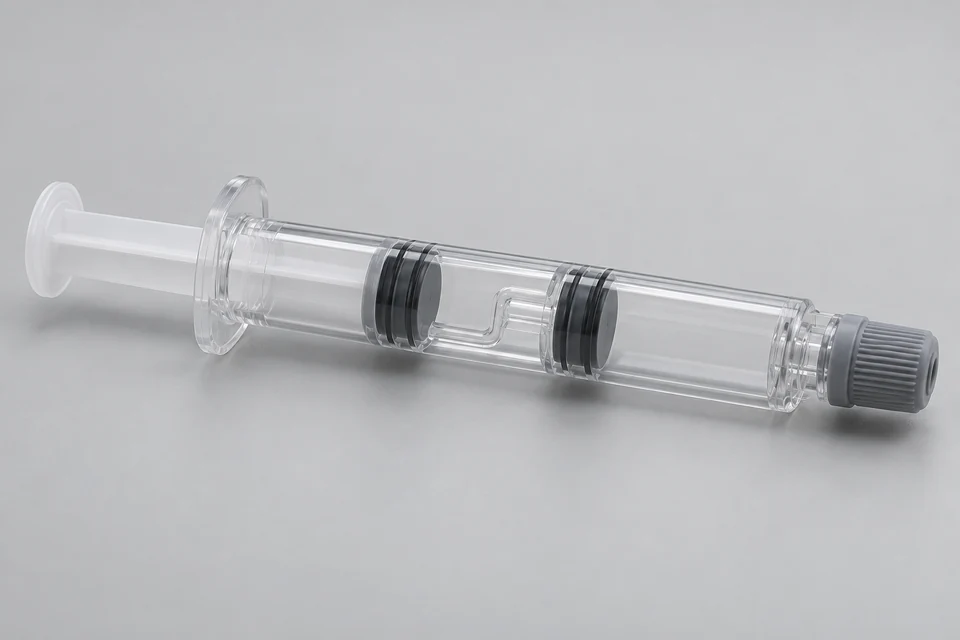 Representative Double Chamber Prefilled Syringes configuration