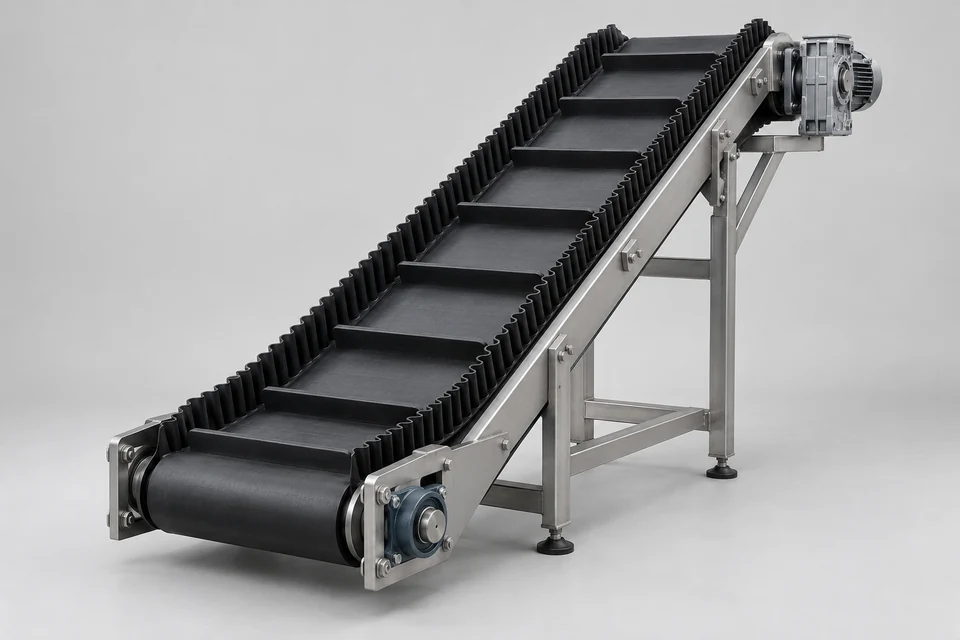 Representative Steep Incline Conveyor configuration