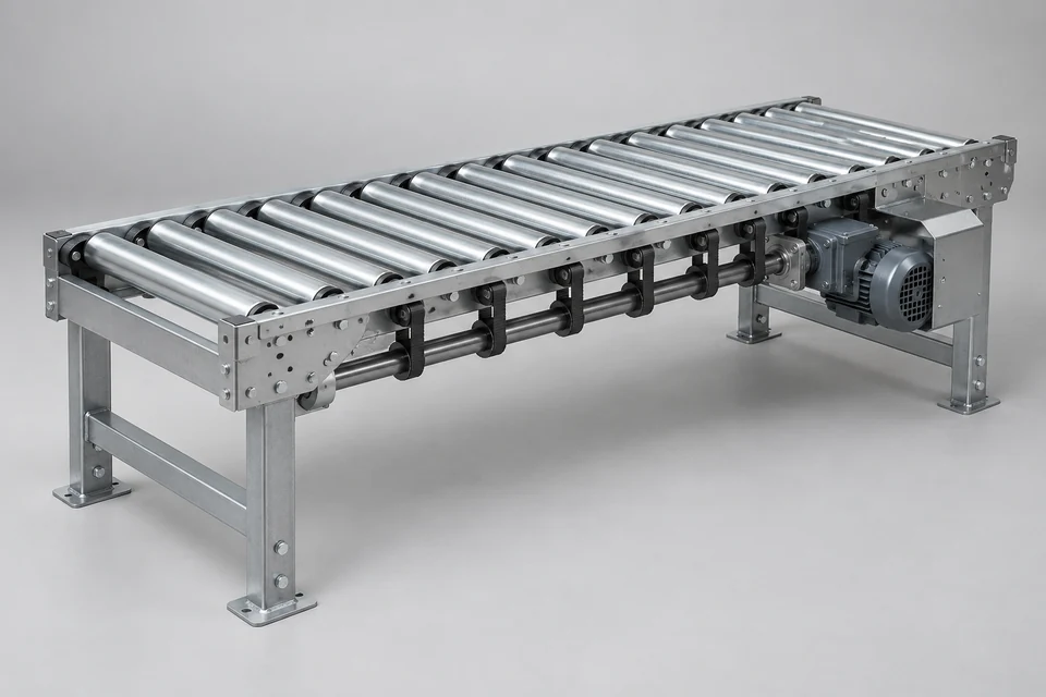 Representative Line Shaft Conveyor configuration