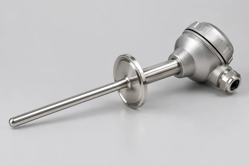 Representative Sanitary RTD Temperature Sensor configuration