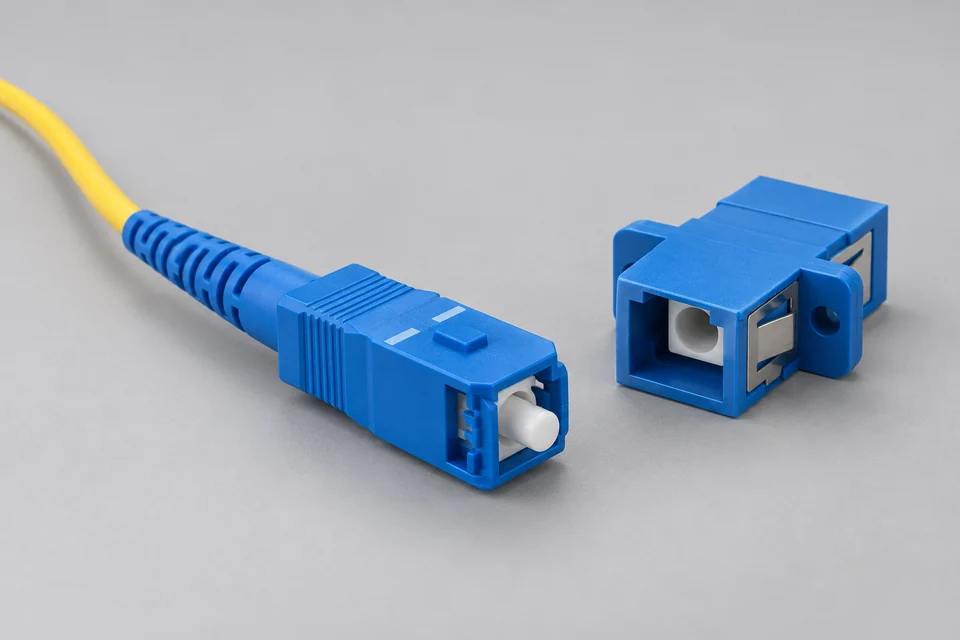 Representative Physical Contact Fiber Optic Connector configuration