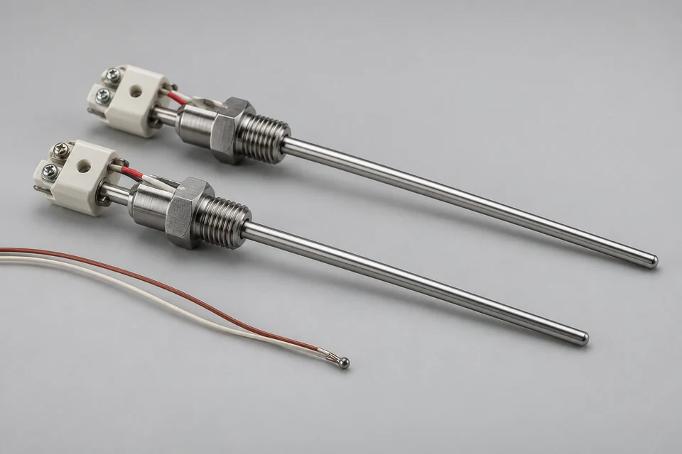 Representative Contact Thermocouple Temperature Sensor configuration