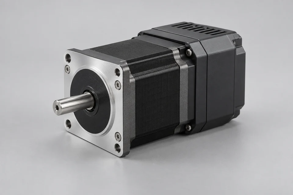 Representative Integrated Closed Loop Stepper Motor configuration
