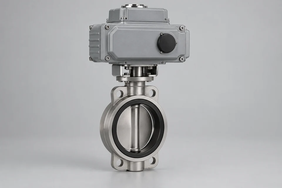 Representative Electric Desulfurization Butterfly Valve configuration