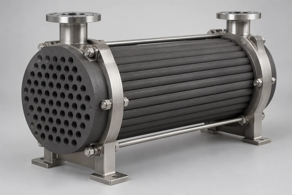 Representative Graphite Heat Exchanger configuration