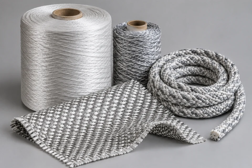 Representative Polyester Composite Yarn configuration