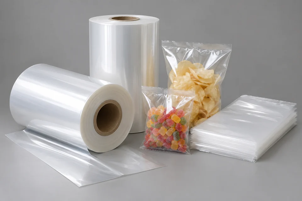 Representative Cast Polypropylene Films for Packaging configuration