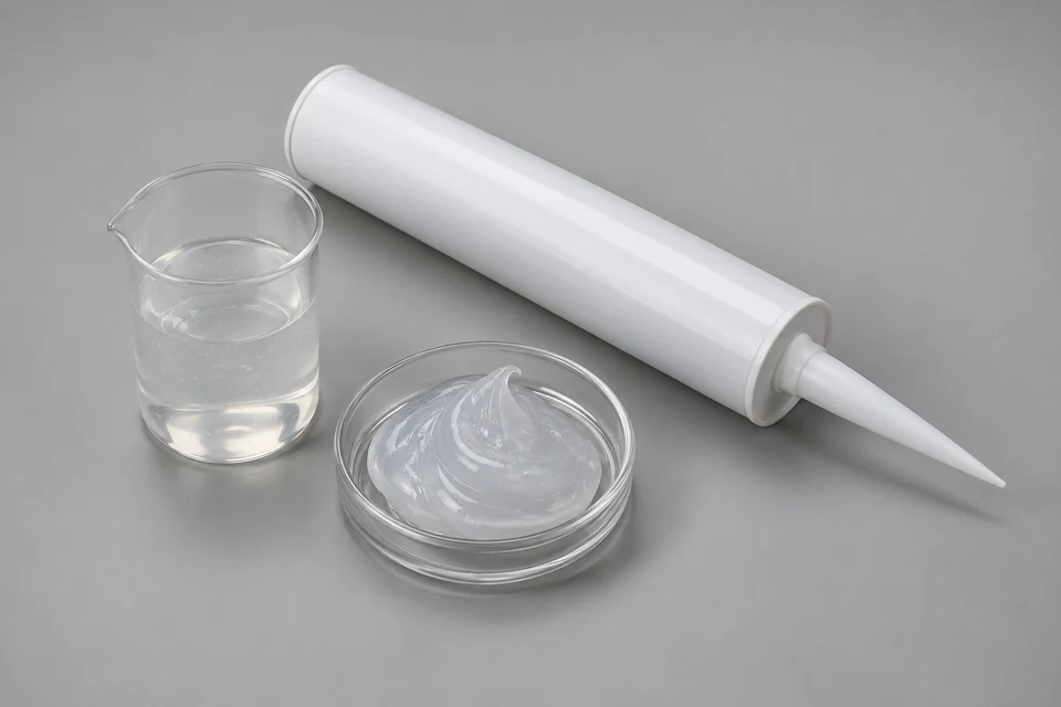 Representative Flat Sealing Silicone Adhesive configuration