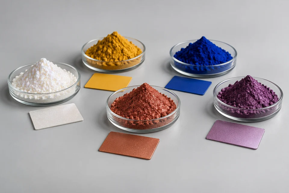 Representative Industrial Grade Pearlescent Pigments configuration