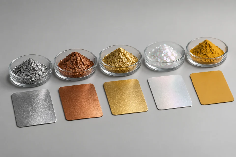 Representative Metal Effect Pigments configuration