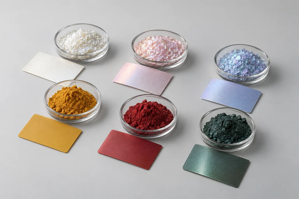 Representative Pearlescent Effect Pigments configuration