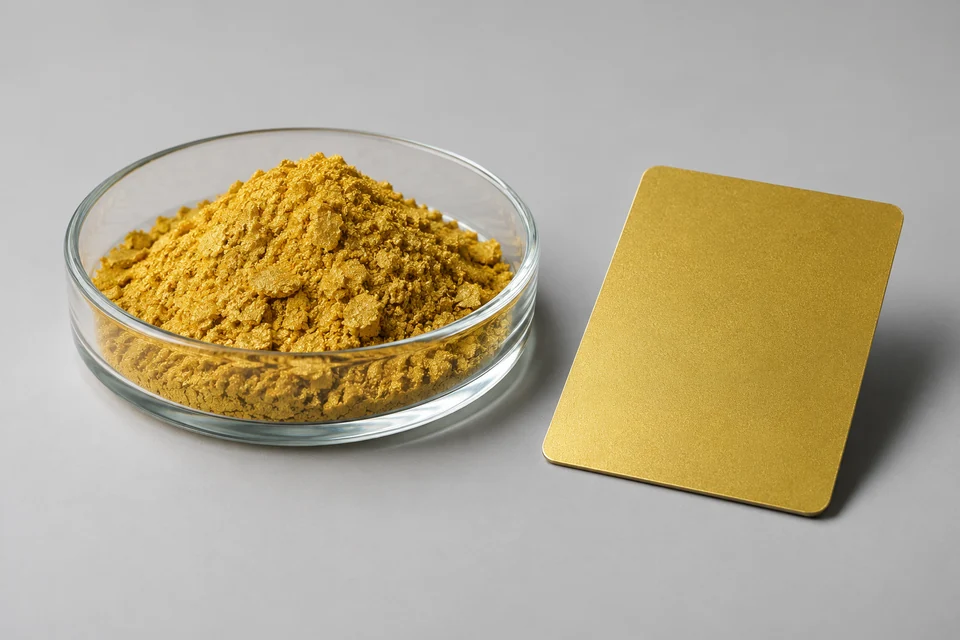 Representative Colored Aluminum Pigments configuration