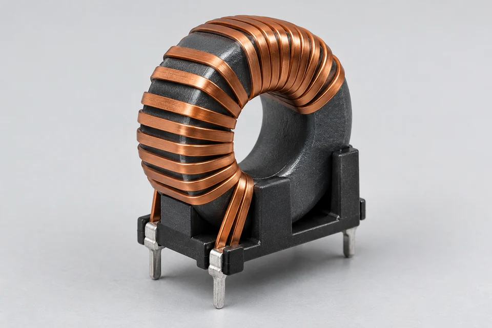 Representative Edge-Wound Inductor configuration