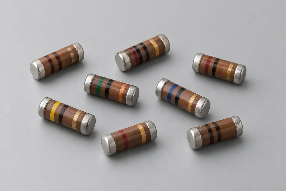 Representative Carbon Film MELF Resistors configuration