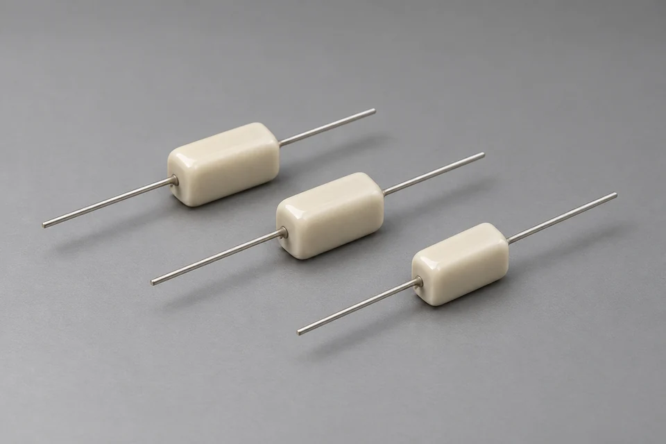 Representative Automotive Axial Leaded Multilayer Ceramic Capacitor configuration