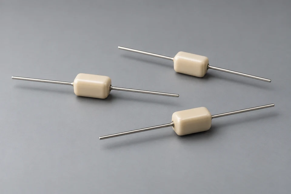 Representative Axial Leads Multilayer Ceramic Capacitors configuration