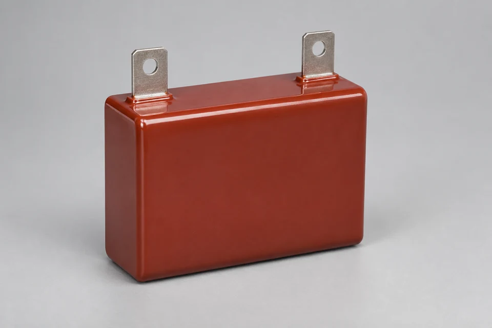 Representative Double Sided Metallized Polypropylene Film Capacitor configuration