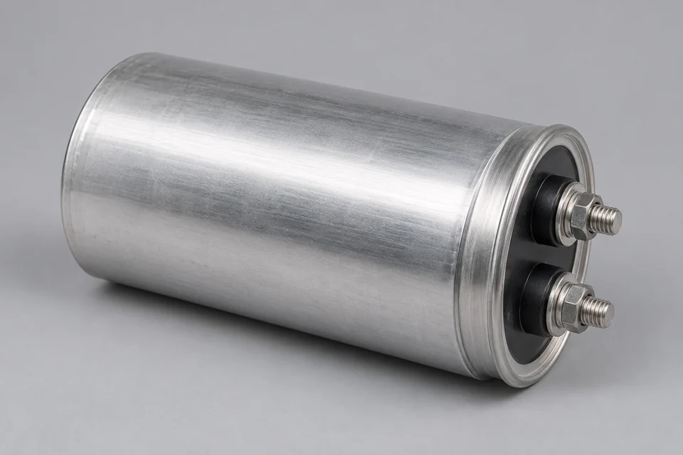 Representative Aluminum High-Voltage Capacitor configuration