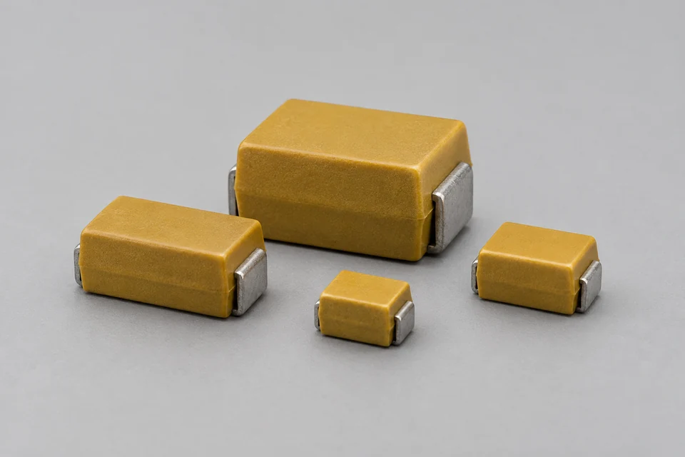 Representative Chip Solid Tantalum Capacitor configuration