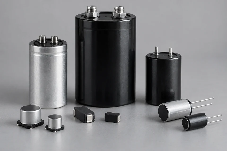 Representative Conductive Polymer Electrolytic Capacitors configuration