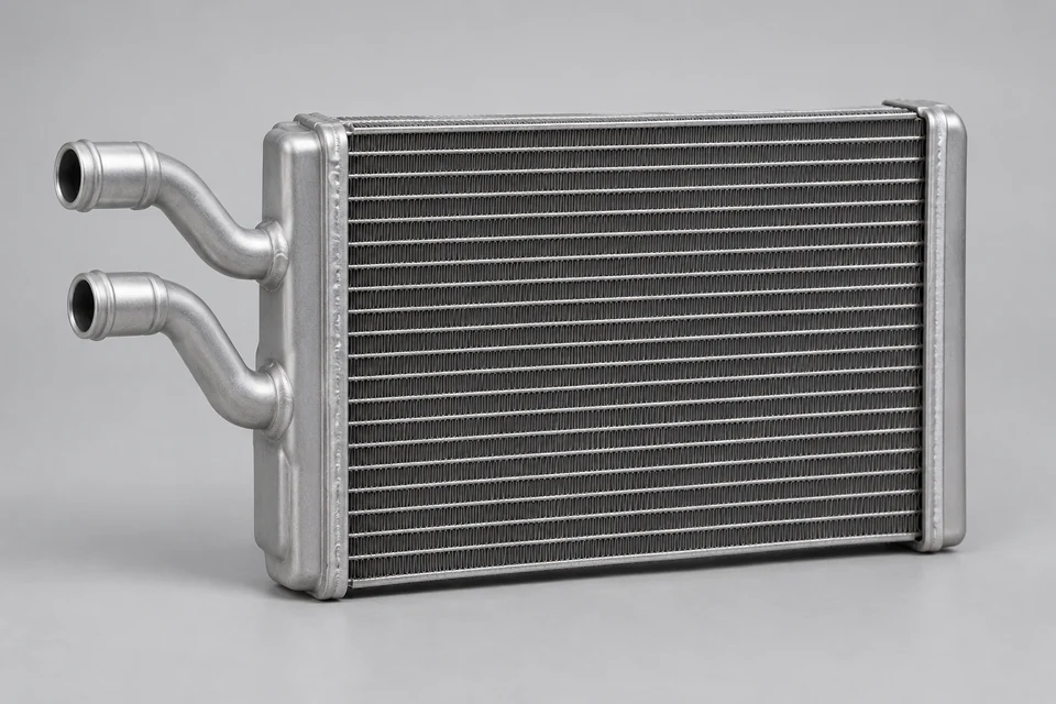 Representative Automotive HVAC Heat Exchanger configuration