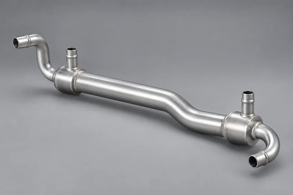 Representative Double Pipe Type Internal Heat Exchanger (IHX) configuration
