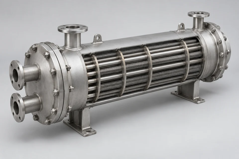 Representative Hybrid Heat Exchanger configuration