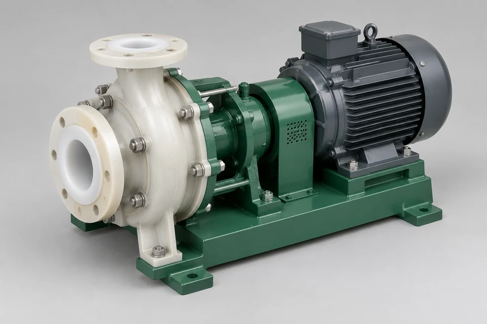 Representative Fluorine Plastic Reinforced Alloy Centrifugal Pump configuration