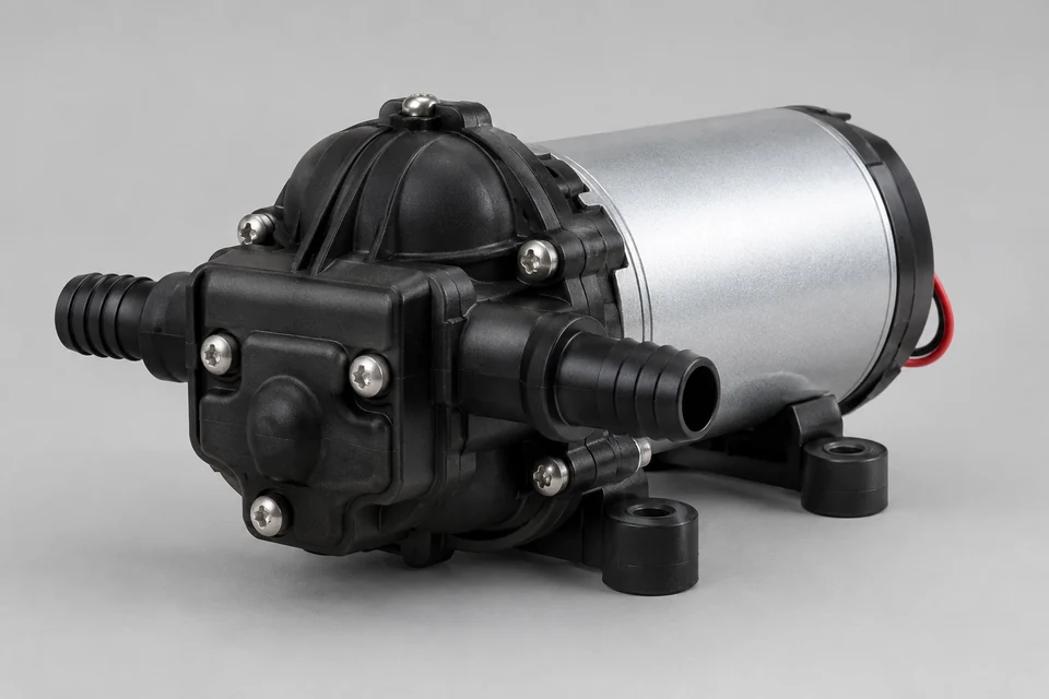 Representative RV and Marine Diaphragm Pump configuration