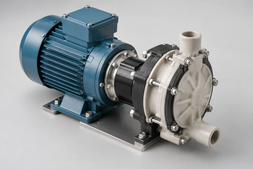 Representative Rotary Diaphragm Pump configuration