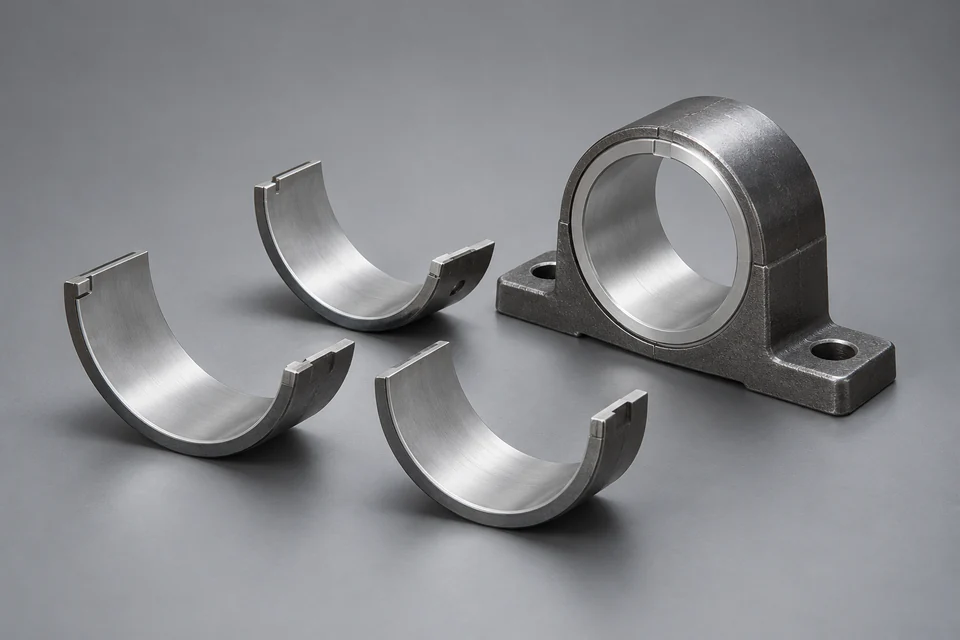 Representative White Metal Bearings configuration
